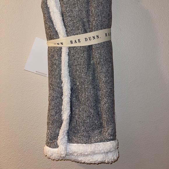 Rae Dunn Throw Blanket BLESSED - Picture 4 of 4